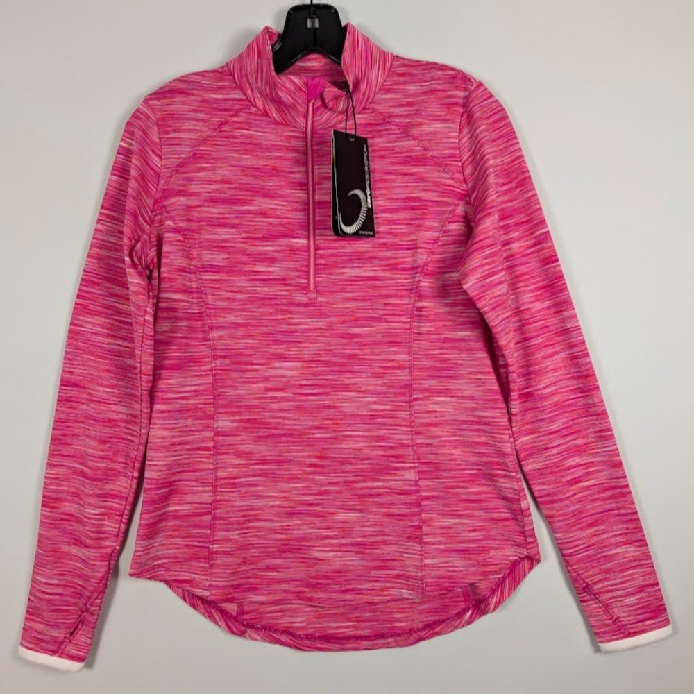 NEW Zero Restriction Shae Quarter Zip Womens S Hot Pink MSRP $158